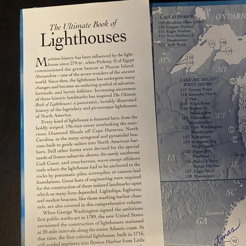 Ultimate Book of Lighthouses by Michael J. Rhein and Samuel Willard Crompton
